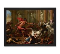 Artery8 Ricci Perseus Phineus Head Medusa Gorgon Greek Myth Painting Wall Art Print - A4 Size