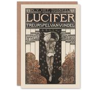 Artery8 Richard R Holst Art Card Lucifer Mourning Game Theatre Poster Artery8 Multicolor