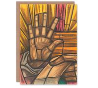 Artery8 Richard Roland Holst Art Card St Luke Hand Design for Dom Church