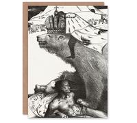 Artery8 Richard Roland Holst Art Card Tsar Nicholas II on the Russian Bear