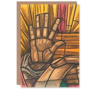 Artery8 Richard Roland Holst Personalised Art Card St Luke Hand Design for Dom Church