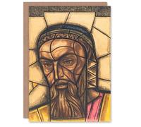 Artery8 Richard Roland Holst Personalised Art Card St Luke Stained Glass Design