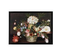Artery8 Rubens Peale From Nature In The Garden Framed Canvas Wall Art Print | Size: W12" x H16" Artery8 Multicolor W12" x H16"