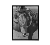 Artery8 Russell Lee Cowboy Regalia & Equipment Photograph Framed Canvas Art in Grey | Size: W12" x H16" Artery8 Grey W12" x H16"