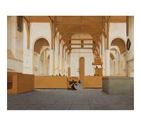 Artery8 Saenredam Interior Of The Sint Odulphuskerk Unframed Wall Art Print Poster Home Decor Premium