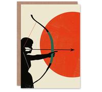 Artery8 Sagittarius Sun Archer Astrology Zodiac Sign Blank For Him Or Her Art Birthday Card