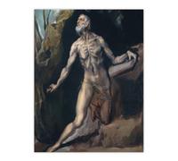Artery8 Saint Jerome Penitent Hermit Portrait El Greco Wall Art Poster Print 12X16"