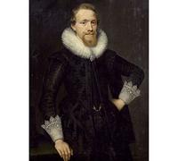 Artery8 Salomon Mesdach Portrait Jacob Pergens Art Print Canvas Premium Wall Decor Poster Mural