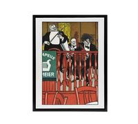 Artery8 Salon Orchestra Meier Musicians Moriz Jung Framed Canvas Wall Art | Size: W18" x H24" Artery8 Multicolor W18" x H24"