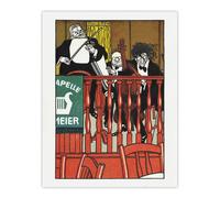 Artery8 Salon Orchestra Meier Musicians Moriz Jung Wall Art Poster Print | Size: W18" x H24" Artery8 Multicolor W18" x H24"