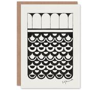 Artery8 Samuel J De Mesquita Art Card Geometric Ornament of Scales