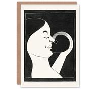 Artery8 Samuel J De Mesquita Art Card Mother and Child Stylised Painting