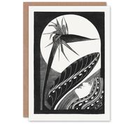Artery8 Samuel J De Mesquita Art Card Strelitzia Overblown And Full Moon