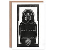 Artery8 Samuel J De Mesquita Art Card Stylised Ara Macaw Parrot