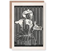 Artery8 Samuel J De Mesquita Art Card Stylised Calla Lily Flowers
