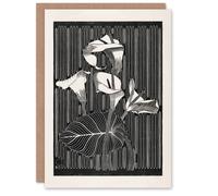 Artery8 Samuel J De Mesquita Art Card Stylised Calla Lily Flowers