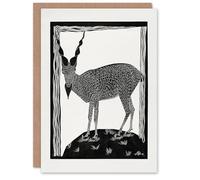 Artery8 Samuel J De Mesquita Art Card Stylised Markhor Goat