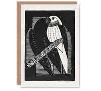 Artery8 Samuel J De Mesquita Art Card Stylised Parakeet Birds