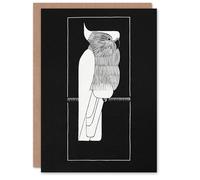 Artery8 Samuel J De Mesquita Art Card Sulphur Crested Cockatoo Parrot