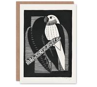 Artery8 Samuel J De Mesquita Personalised Art Card Stylised Parakeet Birds