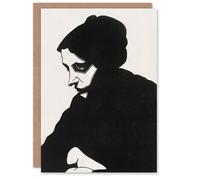 Artery8 Samuel J De Mesquita Personalised Art Card Stylised Portrait of a Woman