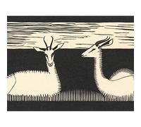 Artery8 Samuel Jessurun De Mesquita Two Gazelles Extra Large XL Wall Art Poster Print