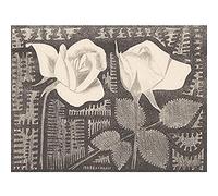Artery8 Samuel Jessurun De Mesquita Two Roses Still Life Art Print Canvas Premium Wall Decor Poster Mural