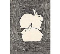 Artery8 Samuel Jessurun De Mesquita Two Snow Hare Art Print Canvas Premium Wall Decor Poster Mural