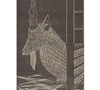 Artery8 Samuel Jessurun Mesquita Markhor Goat Deer Cage Art Print Canvas Premium Wall Decor Poster Mural