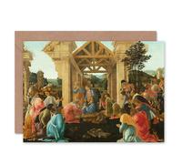 Artery8 Sandro Botticelli The Adoration Of The Magi Fine Art Greeting Card Plus Envelope Blank Inside