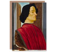 Artery8 Sandro Botticelli Art Card Giuliano de Medici Portrait