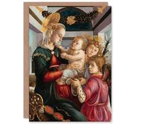 Artery8 Sandro Botticelli Art Card Madonna and Child with Angels