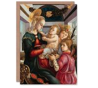 Artery8 Sandro Botticelli Art Card Madonna and Child with Angels