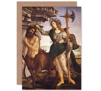 Artery8 Sandro Botticelli Pallade E Il Centauro Fine Art Greetings Card Artery8 Multicolor
