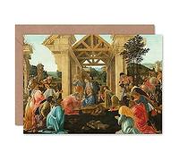 Artery8 Sandro Botticelli The Adoration Of The Magi Fine Art Greeting Card Plus Envelope Blank Inside
