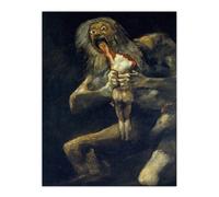 Artery8 Saturn Devouring His Son Francisco Goya Wall Art Poster Print 12X16"