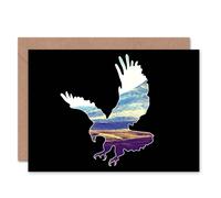 Artery8 Scenic Inset Scotland Glencoe Hawk Art Card Artery8 Multicolor