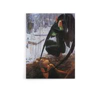 Artery8 Schwabe Death & Grave Digger Canvas Wall Art Print | Size: W12" x H16" Artery8 Multicolor W12" x H16"