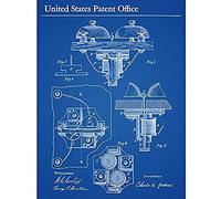 Artery8 Scribner Polarized Bell 1882 Patent Plan Unframed Wall Art Print Poster Home Decor Premium