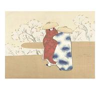Artery8 Sekka Kamisaka Spring Lent Japanese Woodcut Art Print Canvas Premium Wall Decor Poster Mural