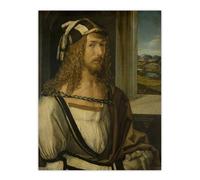 Artery8 Self Portrait Young Artist Albrecht Durer Wall Art Poster Print | Size: W24" x H32" Artery8 Multicolor W24" x H32"