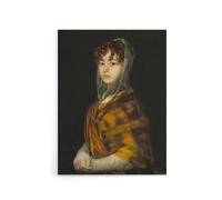 Artery8 Senora Sabasa Garcia Francisco Goya Canvas Wall Art Print in Black | Size: W24" x H32" Artery8 Black W24" x H32"