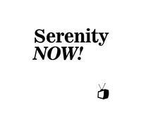 Artery8 Serenity Now! Frank George Costanza Funny TV Comedy Art Print Canvas Premium Wall Decor Poster Mural