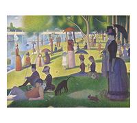 Artery8 Seurat Sunday Afternoon Island La Grande Jatte Large Wall Art Poster Print Thick Paper 18X24 Inch
