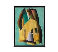Artery8 Shore Road Abstract Coastal Landscape Dove Black Framed Canvas Art | Size: W24" x H32" Artery8 Multicolor W24" x H32"