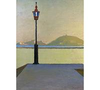 Artery8 Sicurezza Towards Sunset Painting Large Wall Art Poster Print Thick Paper 18X24 Inch