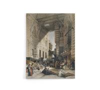 Artery8 Silk Mercer Bazaar El Ghatasheh Roberts Canvas Wall Art in Brown | Size: W18" x H24" Artery8 Brown W18" x H24"