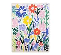 Artery8 Simple Henri Matisse Style Flowers In The Meadow Acrylic Painting Unframed Wall Art Print Poster Home Decor Premium