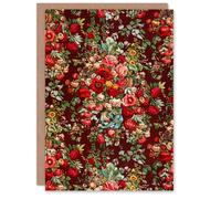 Artery8 Sir Matthew Digby Wyatt Art Card Vintage Floral Chintz Pattern