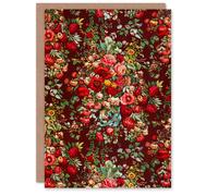 Artery8 Sir Matthew Digby Wyatt Art Card Vintage Floral Chintz Pattern